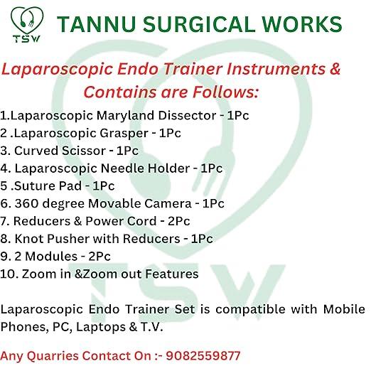 Reusable Android endo trainer for medical students residents and surgeons
