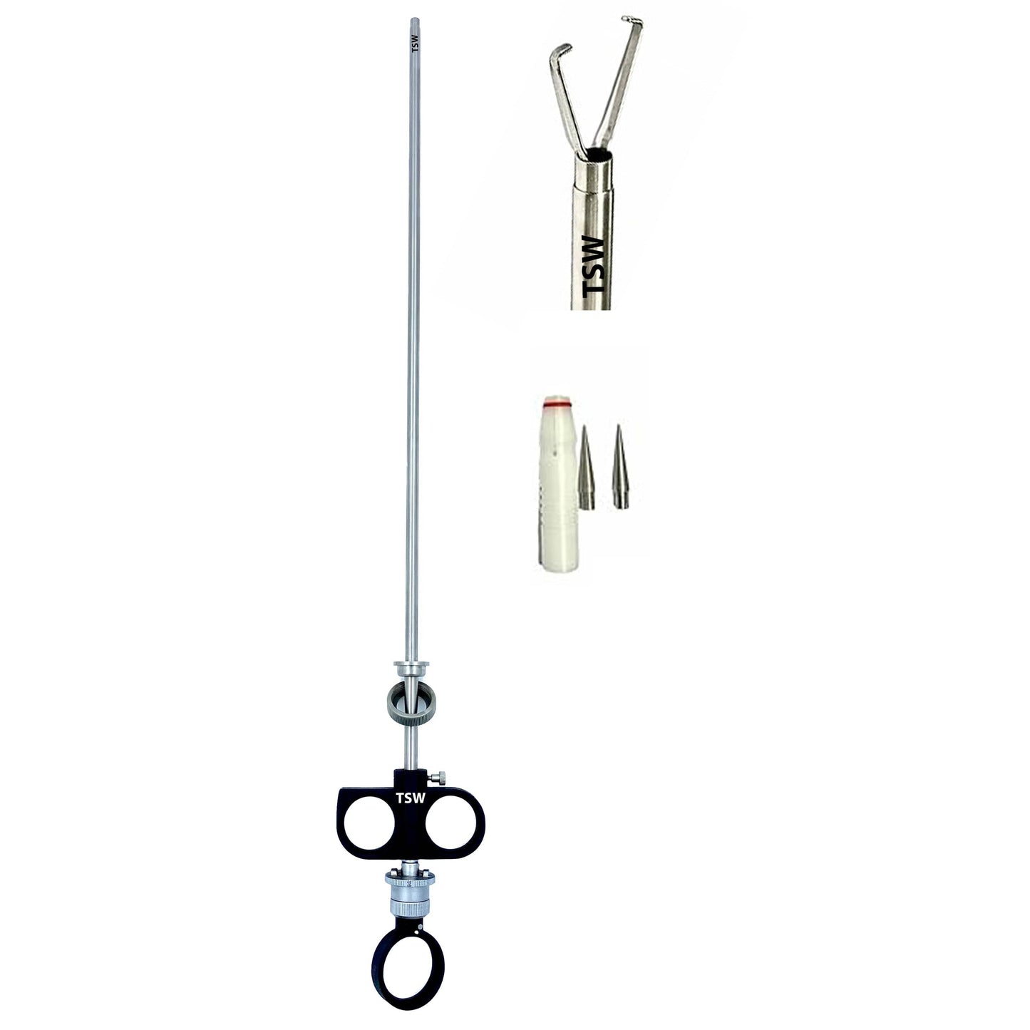 Laparoscopic Fallopian Ring Applicator for Single Puncture Female Sterilization – Stainless Steel Surgical Instrument