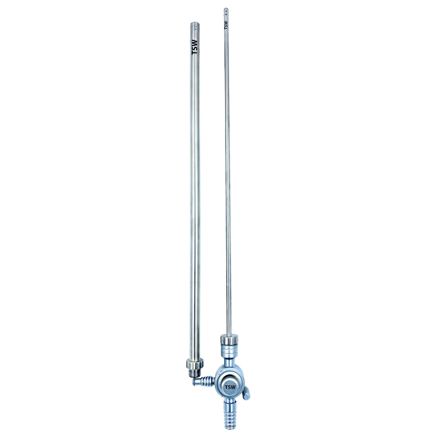Laparoscopic Instruments Suction Irrigation Two Way Thumb Control - Tannu Surgical Works
