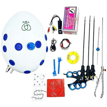 Laparoscopic surgical training simulator with camera for suturing and knot tying practice