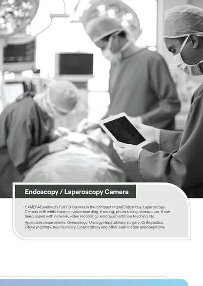 EASEMED EM4K 4K UHD Endoscopy & Laparoscopy Camera System | 3840×2160 60FPS Medical Camera | CMOS Surgical Endoscopy Imaging System with Camera Head