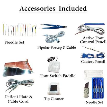 RF Radio Frequency Cautery Machine | HF High Frequency | Electrosurgical Generator | Electrocautery Unit (ESU) | Diathermy Machine Surgical Instruments