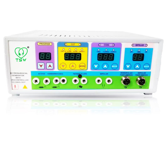 400W Digital Bipolar Cautery Machine Electrosurgical Generator with Accessories by TSW