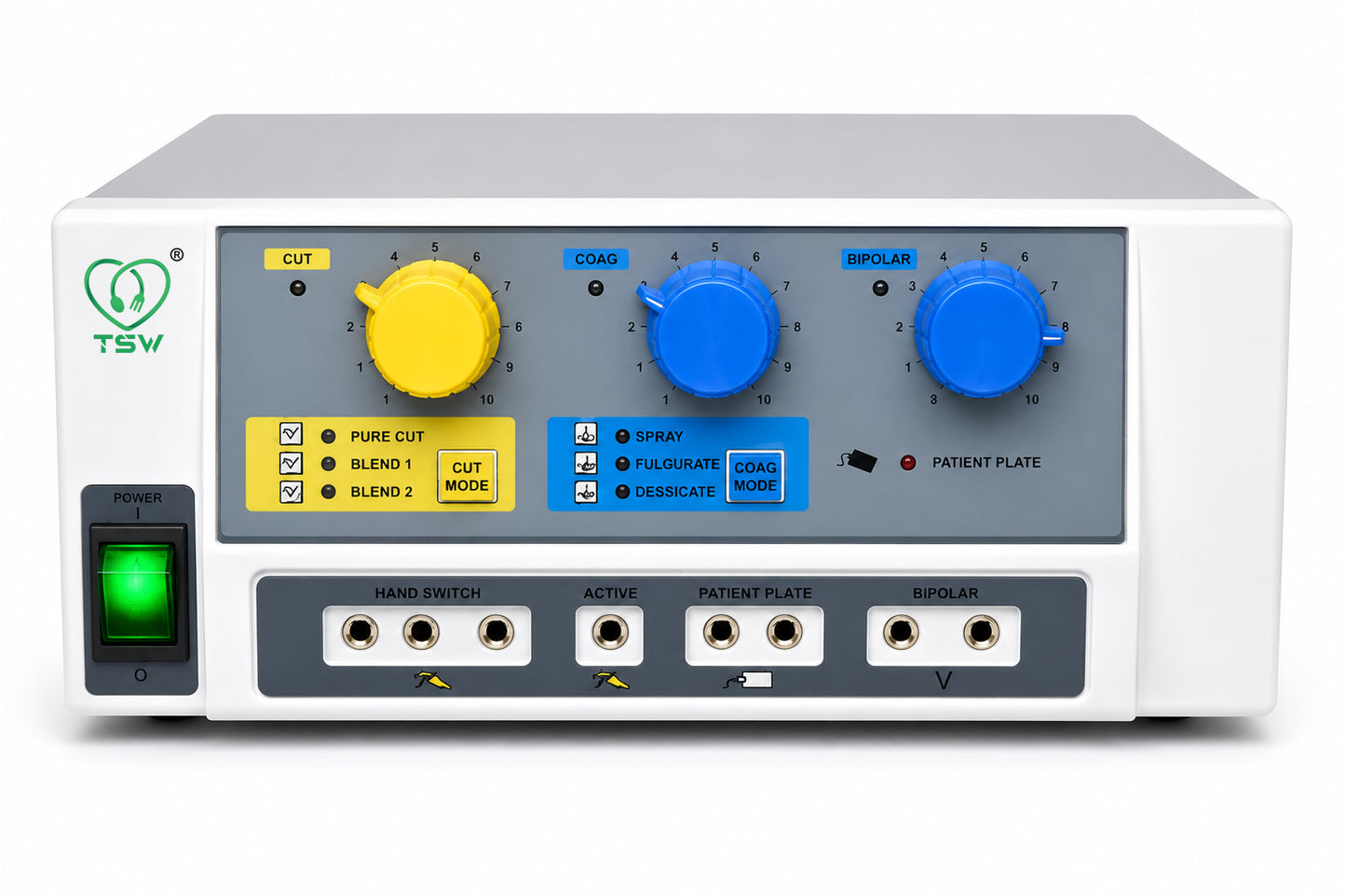 G SSE TUR 400W Analog Electrosurgical Generator with Monopolar Cutting, Coagulation and Bipolar Cautery Modes