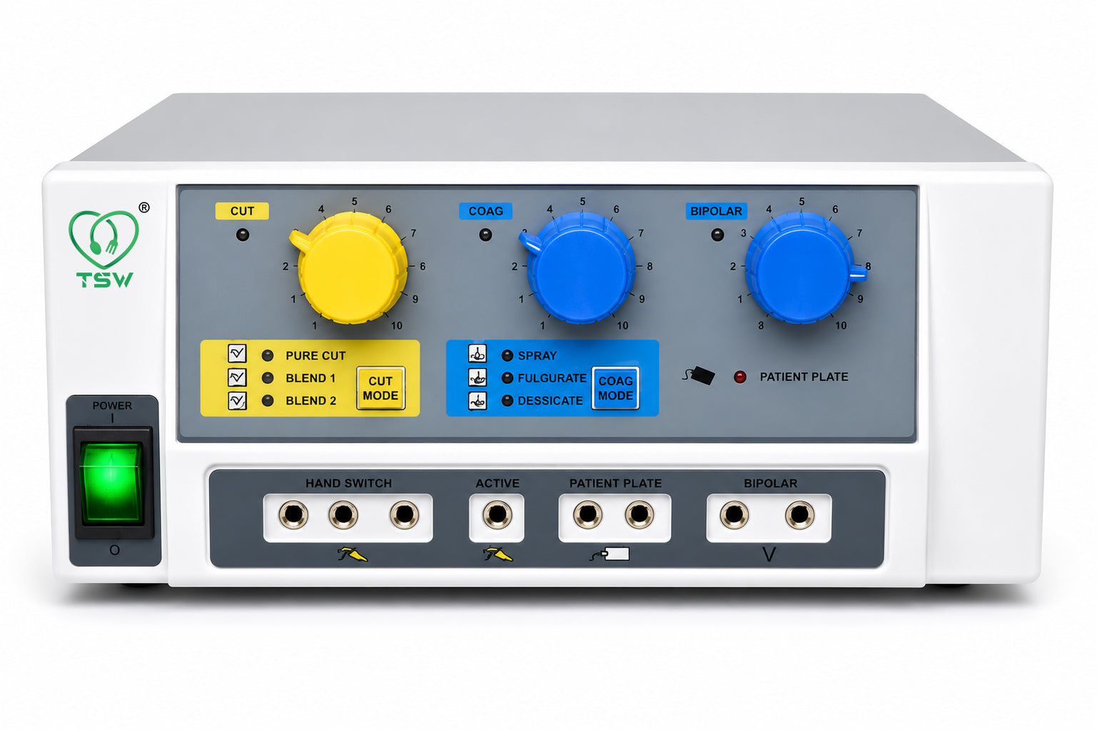 G SSE TUR 400W Analog Electrosurgical Generator with Monopolar Cutting, Coagulation and Bipolar Cautery Modes