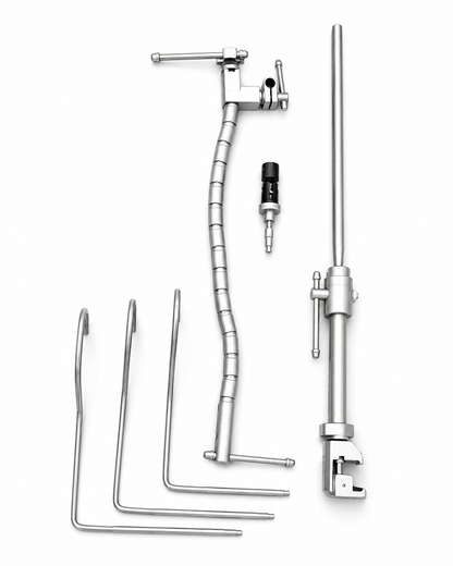 TSW liver retractor system key features and scope-holder overview