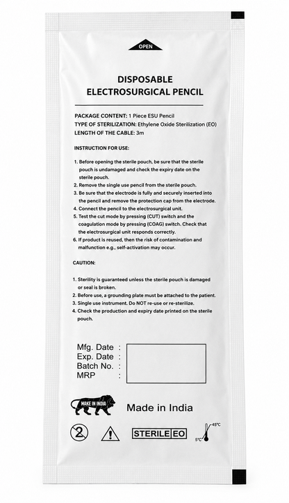 TSW disposable cautery pencil available in packs of 1, 2, 5 and 10