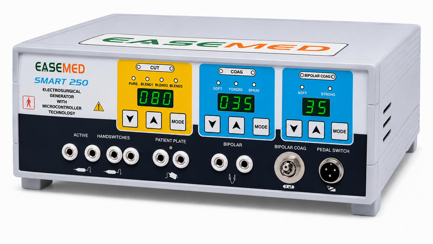 EASEMED Smart-250 250W electrosurgical generator digital monopolar bipolar cautery machine