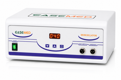 EASEMED Laparoscopic Morcellator System with Digital Control Unit, High Torque Handpiece, Foot Switch, Reusable Blade Set, Tenaculum Forceps and 1 Year Manufacturer Warranty
