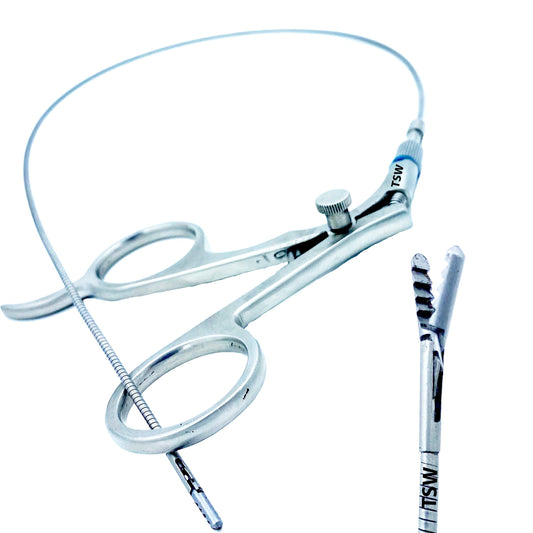 Hysteroscopic Flexible Alligator Grasper Forceps 5fr/40cm Hysteroscopy Cystoscopy Urology Surgery Surgical Instrument - Tannu Surgical Works