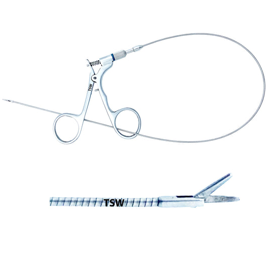 Hysteroscopic Flexible Scissor forceps 5fr/40cm Hysteroscopy Cystoscopy Urology Surgery Surgical Instrument - Tannu Surgical Works
