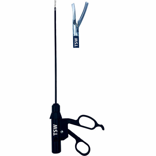 Laparoscopic Bipolar Shearer Forceps – 5mm electrosurgical instrument with rotatable insulated shaft for vessel sealing and cutting