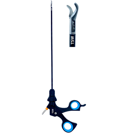 Laparoscopic Maryland Grasper Dissector Forceps with curved serrated jaw for surgical tissue handling
