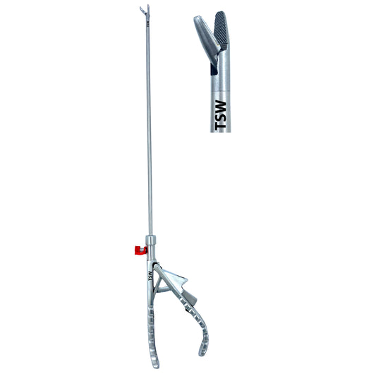 Laparoscopic Needle Holder with Straight Jaw for precise suturing in minimally invasive surgery – stainless steel instrument