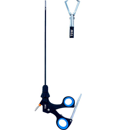 TSW Laparoscopic Tenaculum Grasper with stainless steel 5mm shaft for gynecology and general surgery