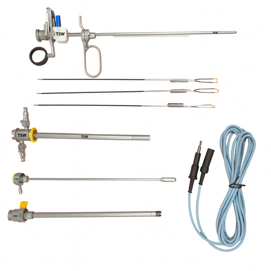 TURP Bipolar Saline Working Element Set with 4mm passive working element, electrodes, sheath, and cable – TSW surgical instruments