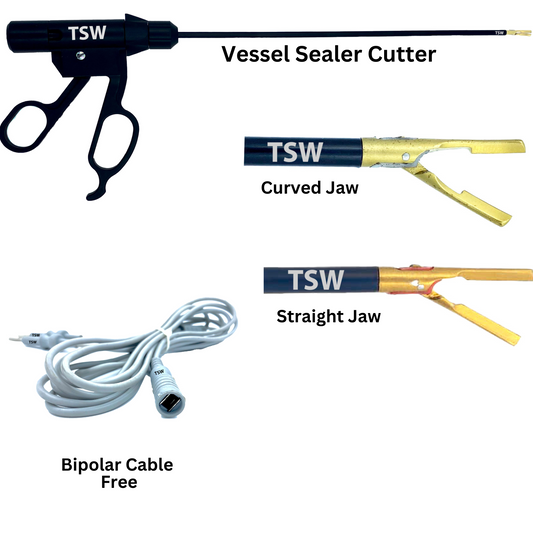 Laparoscopic Vessel Sealer Cutter | Bipolar Shearer Bissinger Handle