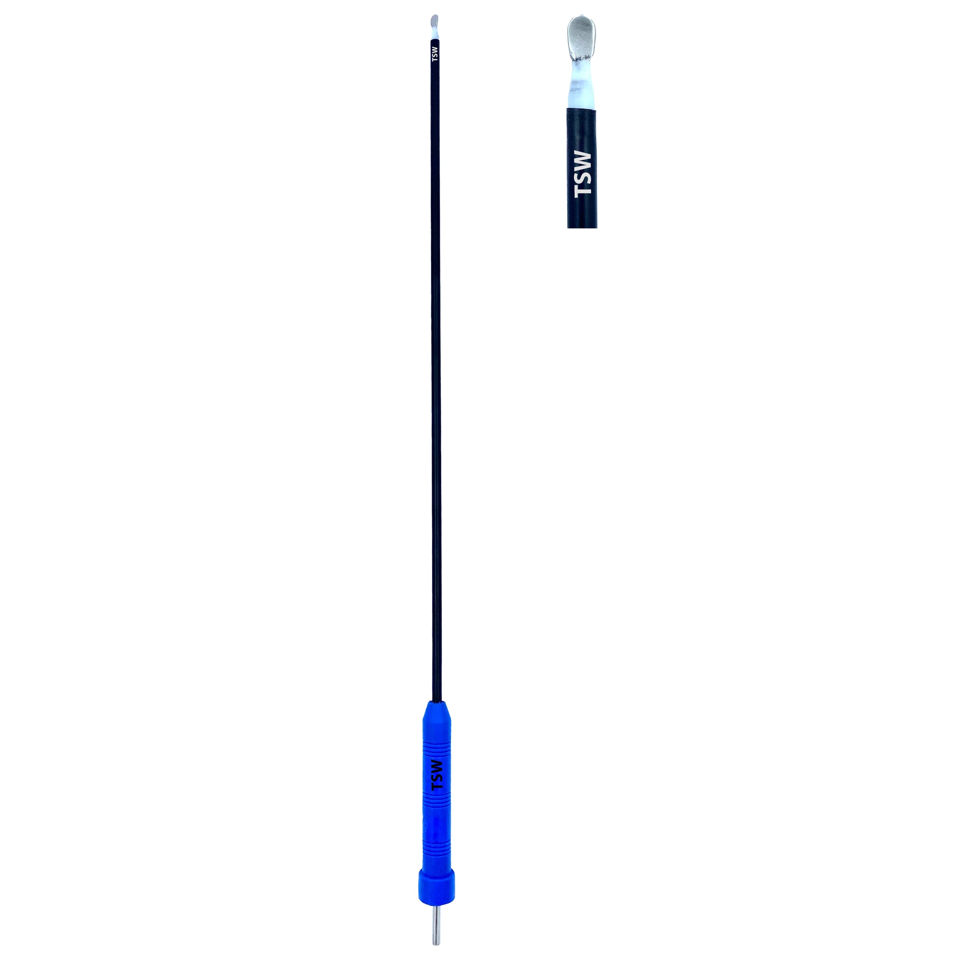 TSW laparoscopic spatula hook monopolar electrode 5mm × 33cm full instrument view