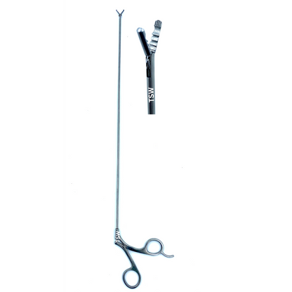 TSW PCNL alligator grasping forceps 3mm × 40cm full urology instrument view