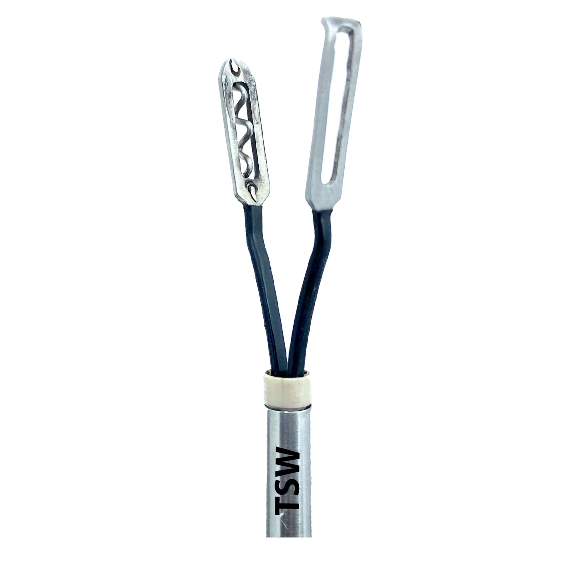 TSW 5mm laparoscopic bipolar forceps with X handle for controlled jaw movement
