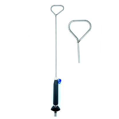 Laparoscopic liver retractor full instrument view for minimally invasive surgery