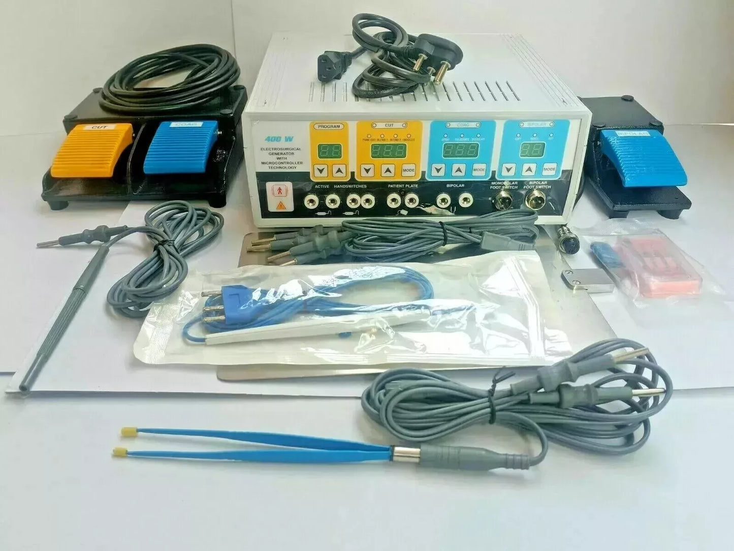 Cautery 400W Electro Surgical Generator Bipolar Monopolar Set Diathermy New ESU