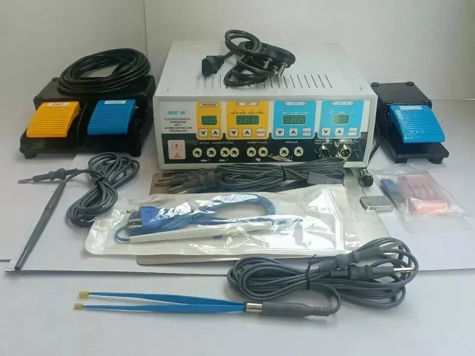 Cautery 400W Electro Surgical Generator Bipolar Monopolar Set Diathermy New ESU