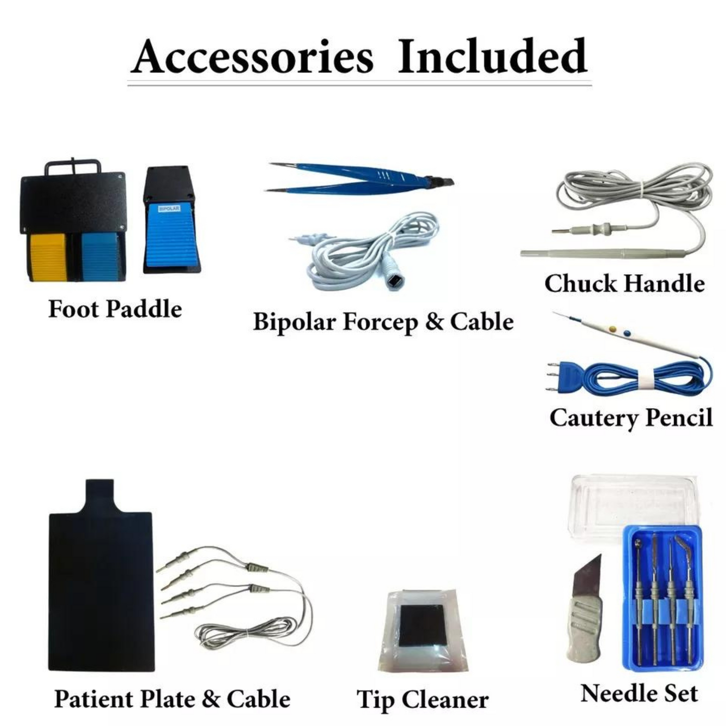 "Sparsh Cautery Machine 400W accessories - High-performance surgical cautery equipment for precise and safe medical procedures by TSW (Tannu Surgical Works)."

